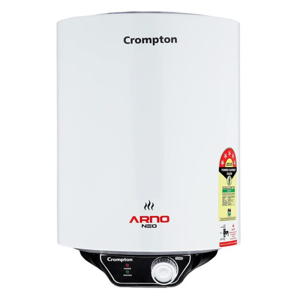 Crompton Arno Neo 15-L 5 Star Rated Storage Water Heater (Geyser) with Advanced 3 Level Safety, National Energy Conservation Award Winner 2023 Visit the Crompton Store 3.9 3.9 out of 5 stars    24,768 ratings #1 Best Seller in Storage Water Heaters 3K+ bought in past month